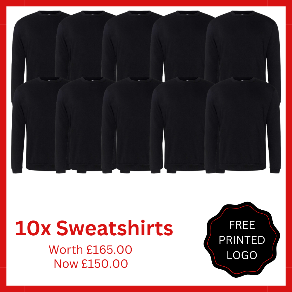 10x Printed Sweatshirts Bundle