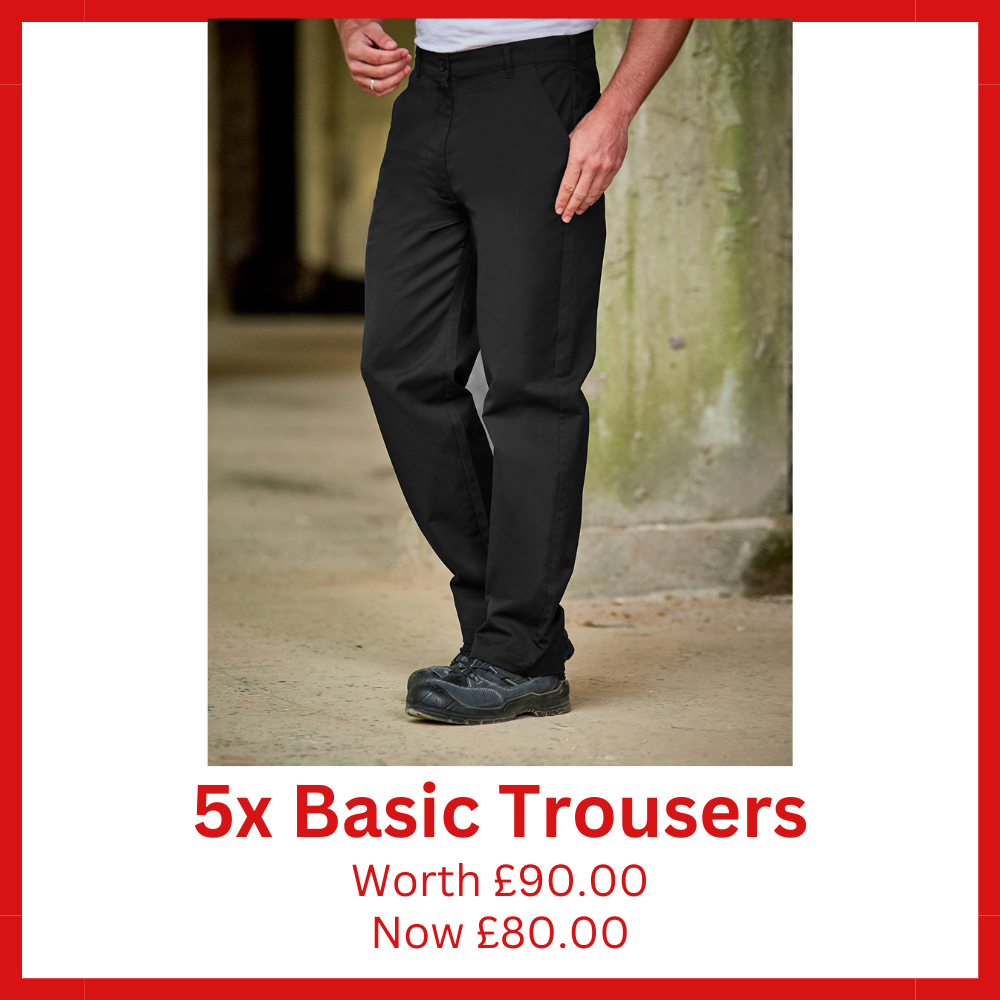 5x Basic Workwear Trouser Bundle