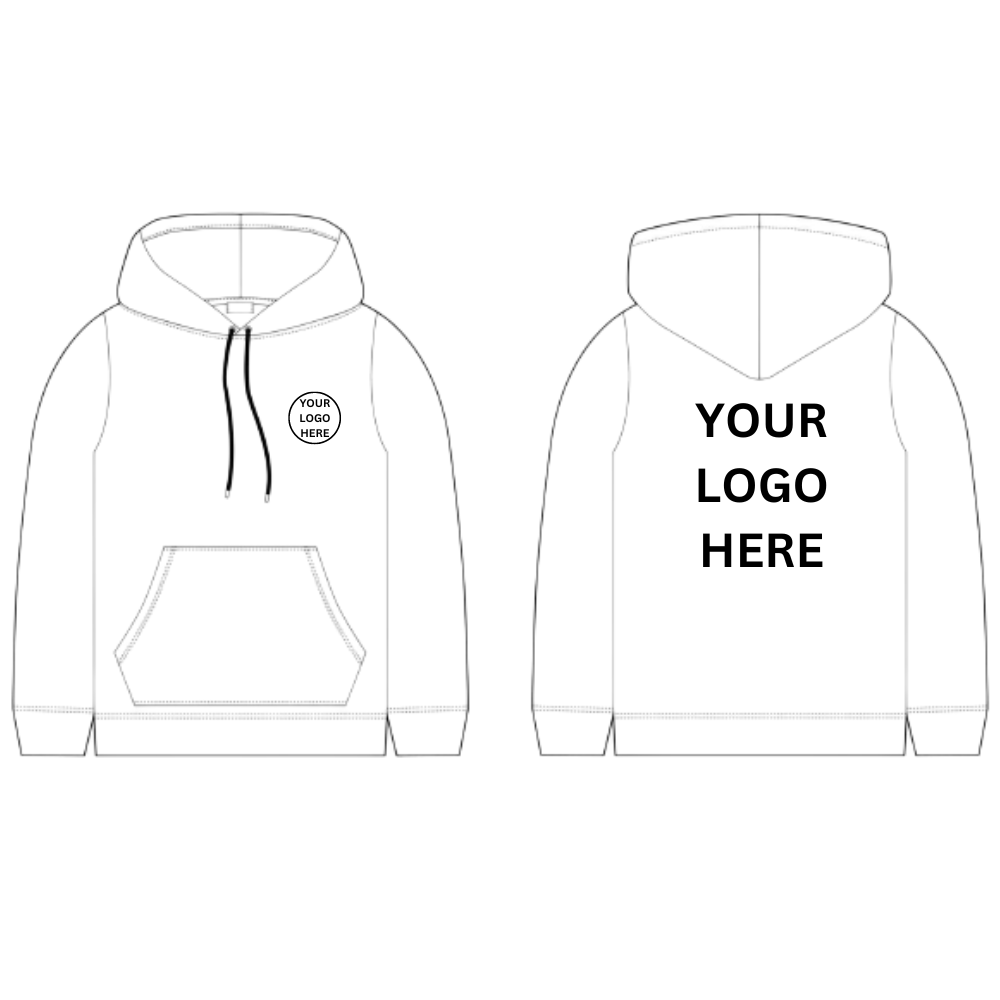 Left Breast & Rear Logo