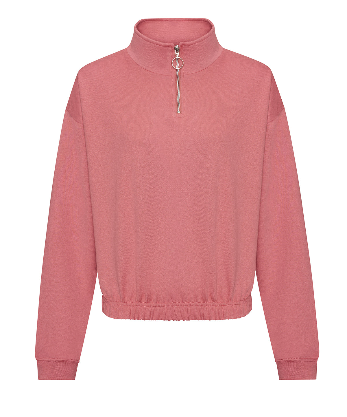 AWDis Ladies Cropped 1/4 Zip Sweatshirt