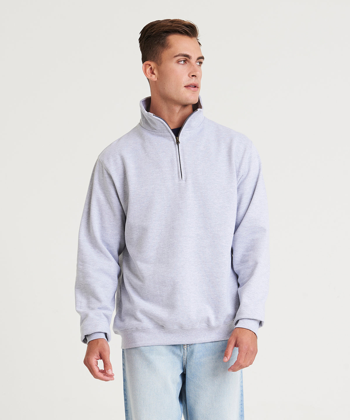 AWDis Sophomore Zip Neck Sweatshirt