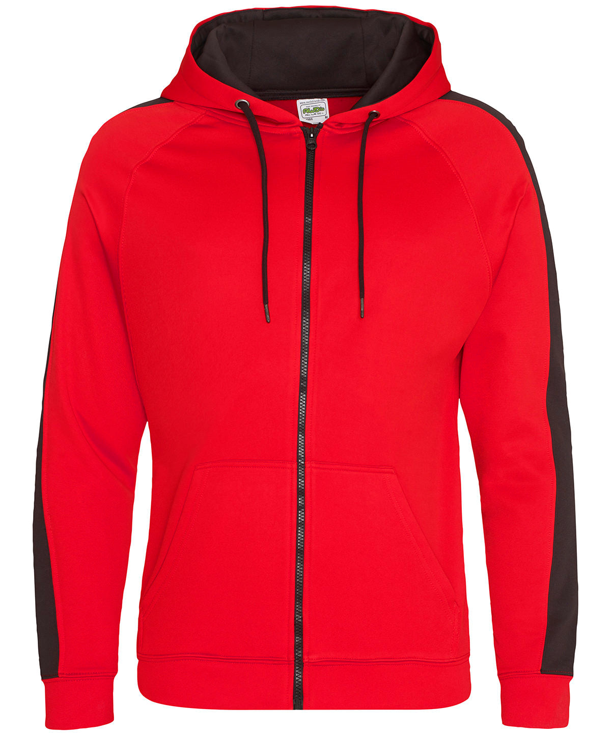 AWDis Contrast Sports Polyester Zoodie