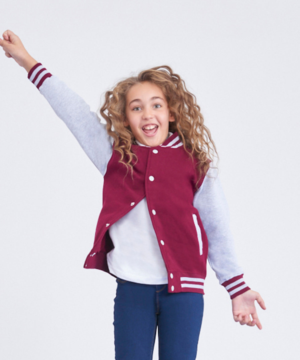 AWDis Kids Varsity Jacket