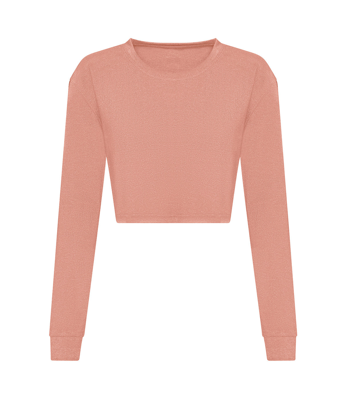 AWDis Ladies Long Sleeve Cropped T-Shirt