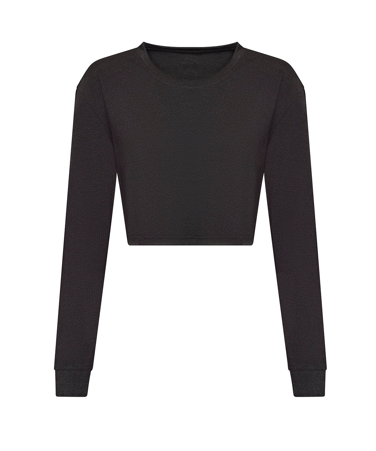 AWDis Ladies Long Sleeve Cropped T-Shirt