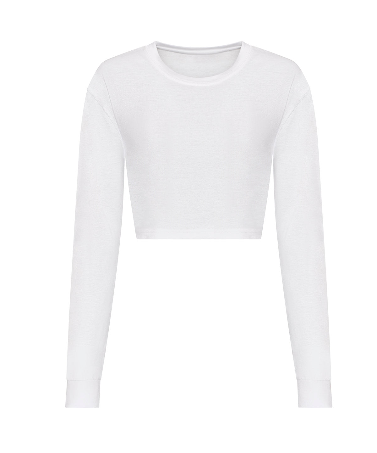 AWDis Ladies Long Sleeve Cropped T-Shirt