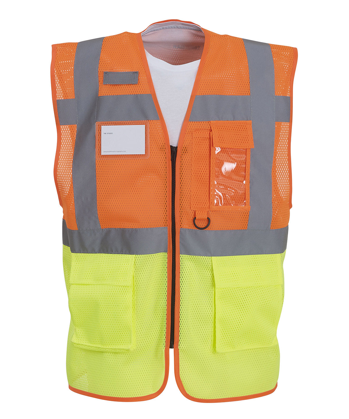 Yoko Hi-Vis Top Cool Open Mesh Executive Waistcoat