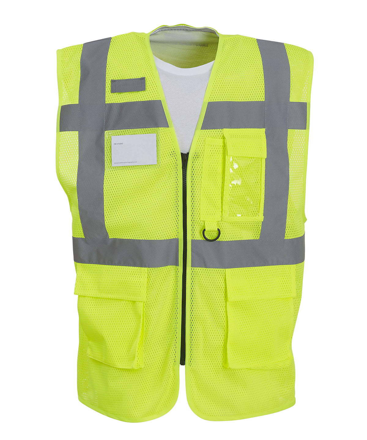 Yoko Hi-Vis Top Cool Open Mesh Executive Waistcoat