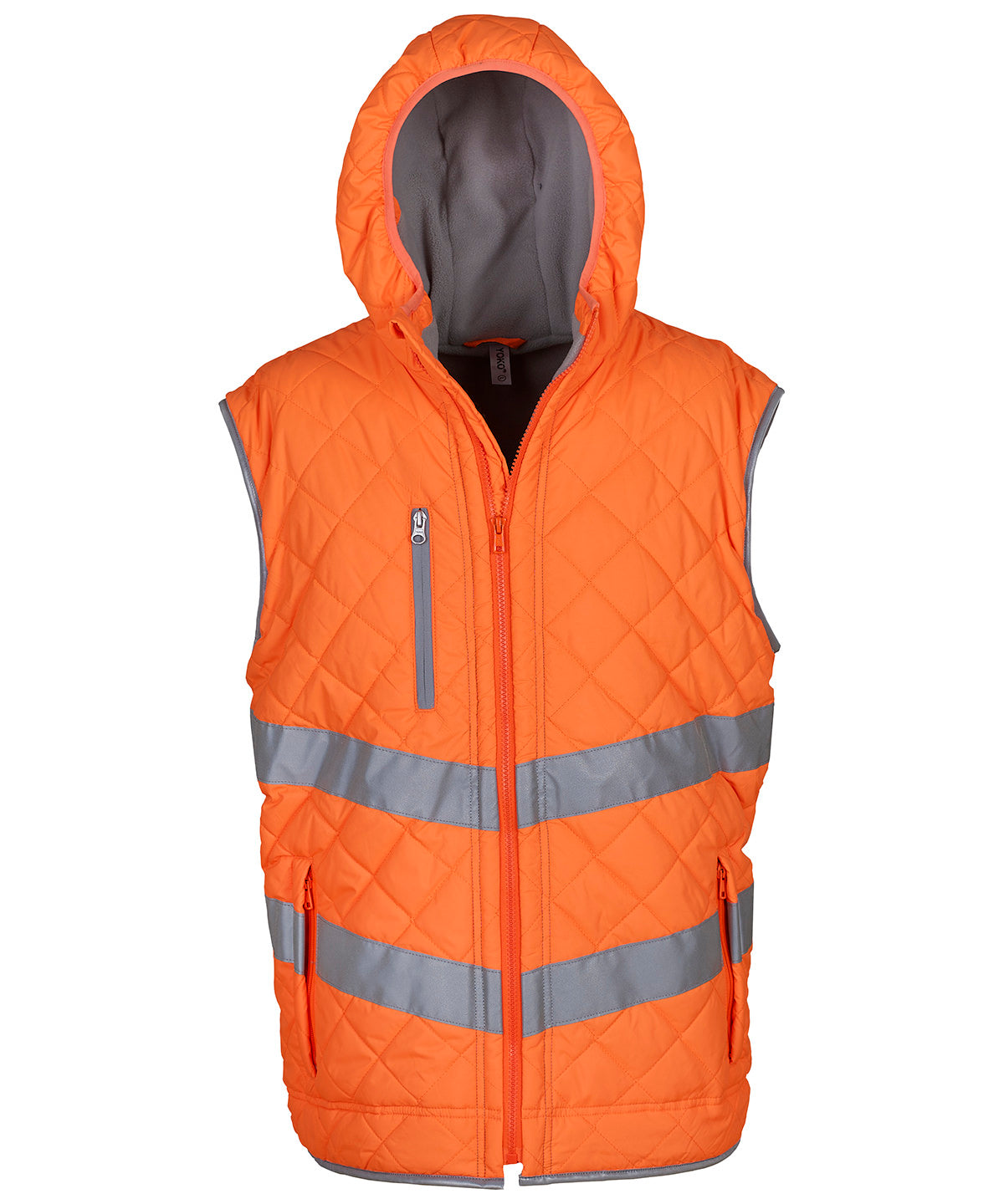 Yoko Hi-Vis Kensington Hooded Gilet