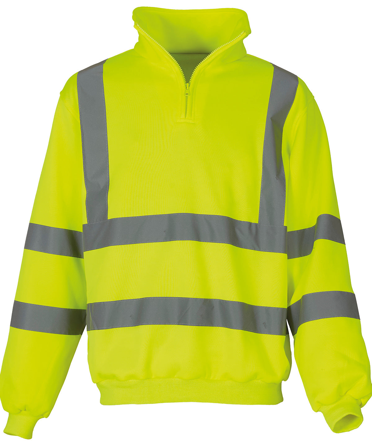 Yoko Hi-Vis Zip Neck Sweatshirt