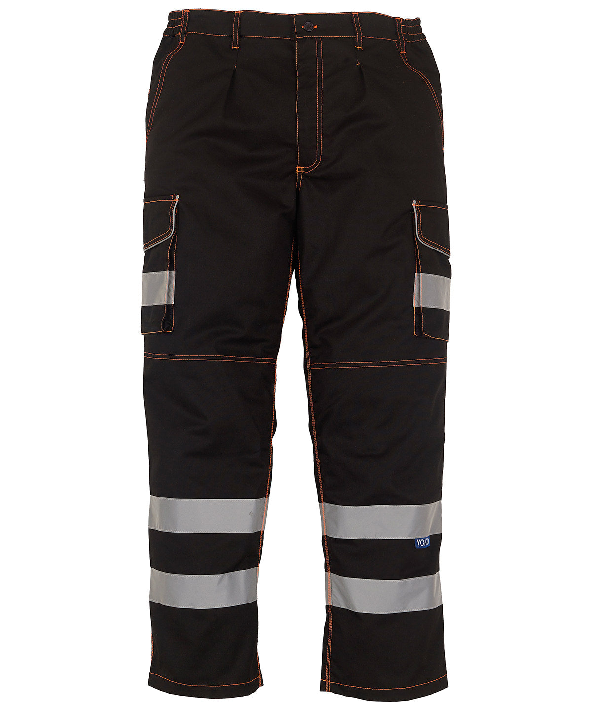 Yoko Hi-Vis Cargo Trousers with Knee Pad Pockets