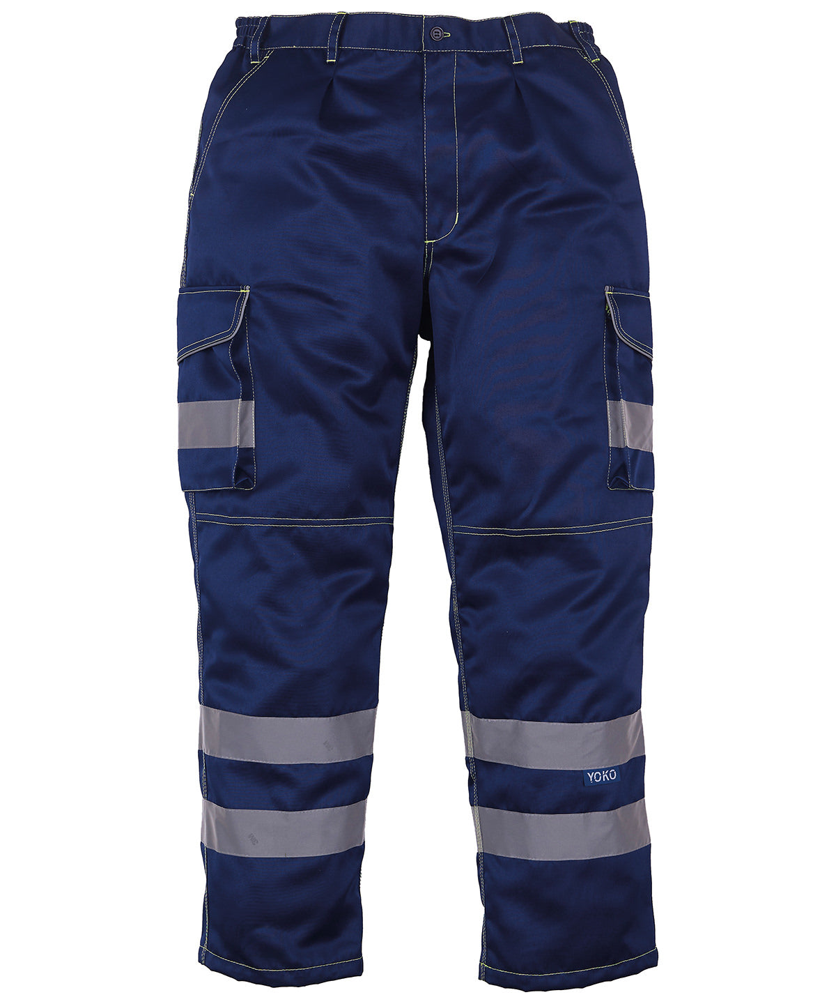 Yoko Hi-Vis Cargo Trousers with Knee Pad Pockets
