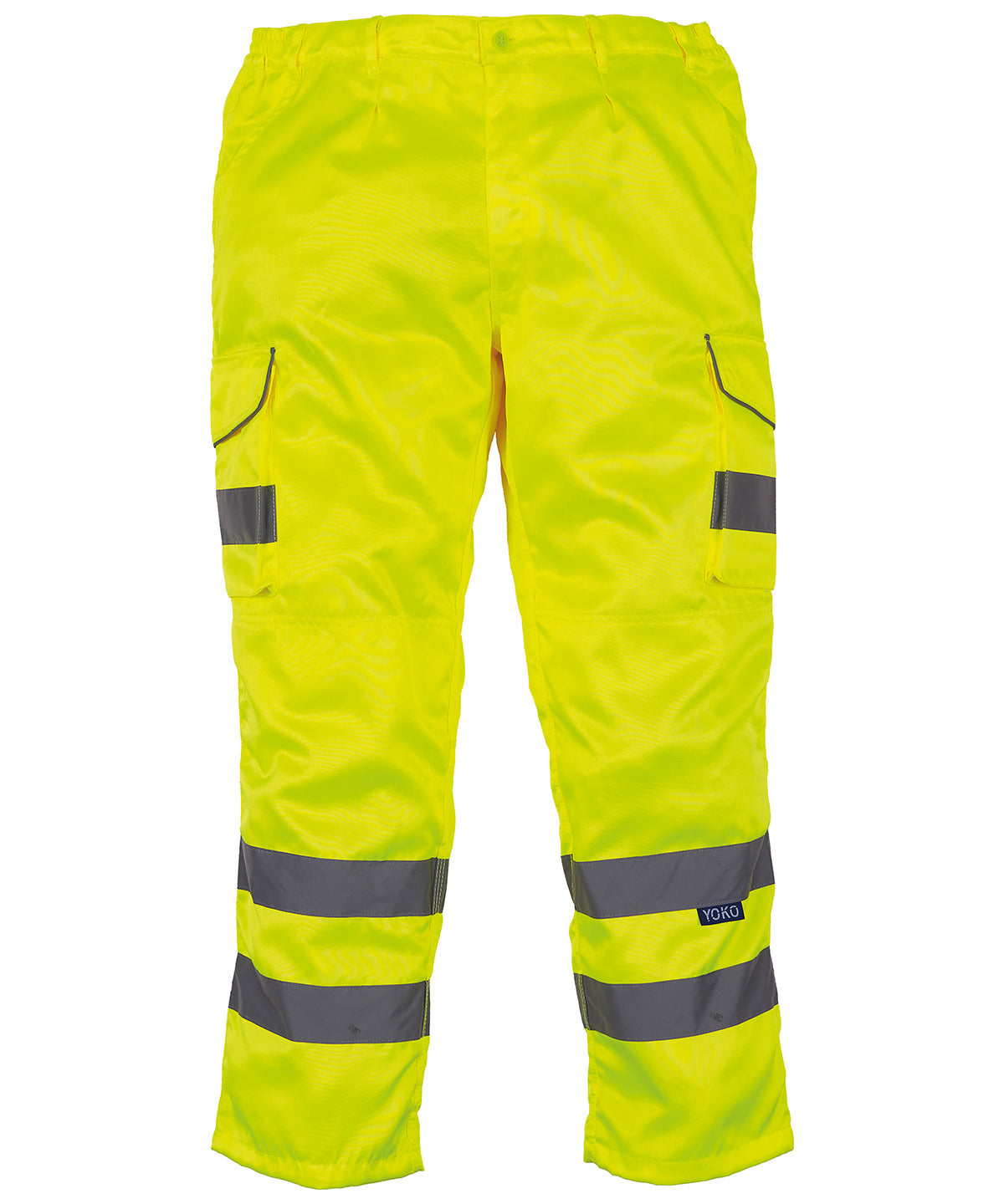 Yoko Hi-Vis Cargo Trousers with Knee Pad Pockets