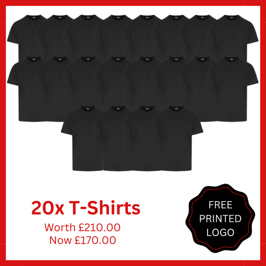 20x Printed T-Shirts Bundle