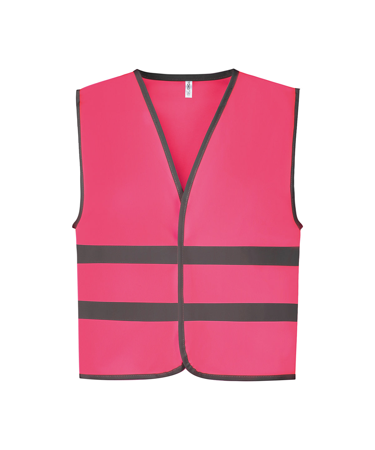 Yoko Kids Hi-Vis Two Band Waistcoat