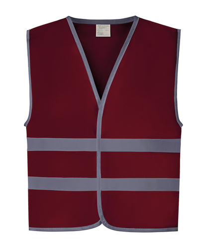 Yoko Kids Hi-Vis Two Band Waistcoat