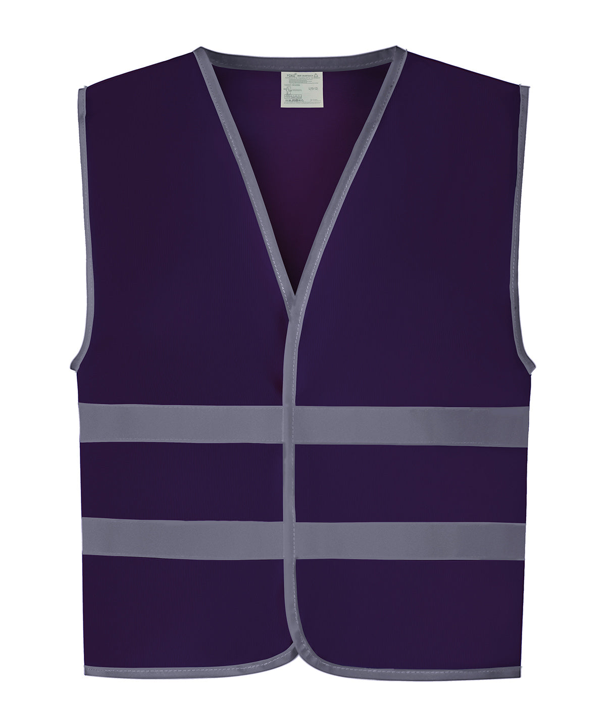 Yoko Kids Hi-Vis Two Band Waistcoat