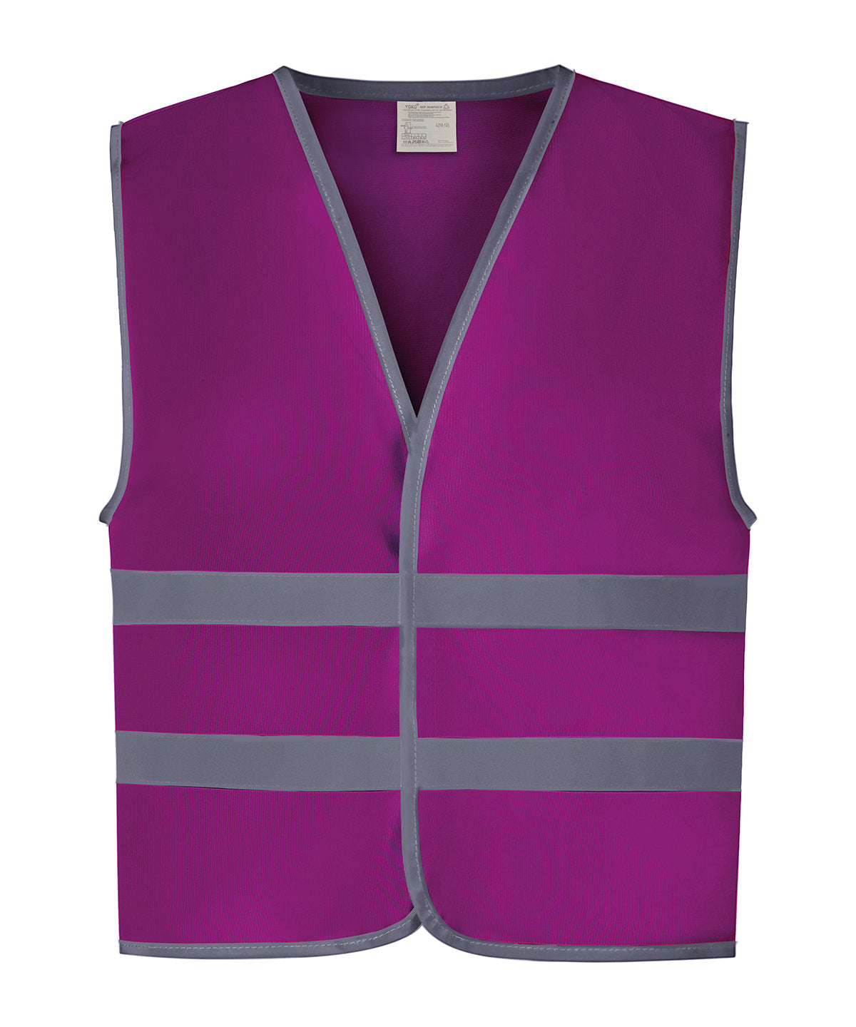 Yoko Kids Hi-Vis Two Band Waistcoat