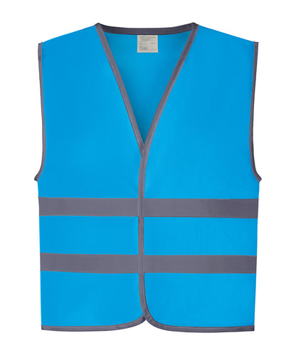 Yoko Kids Hi-Vis Two Band Waistcoat